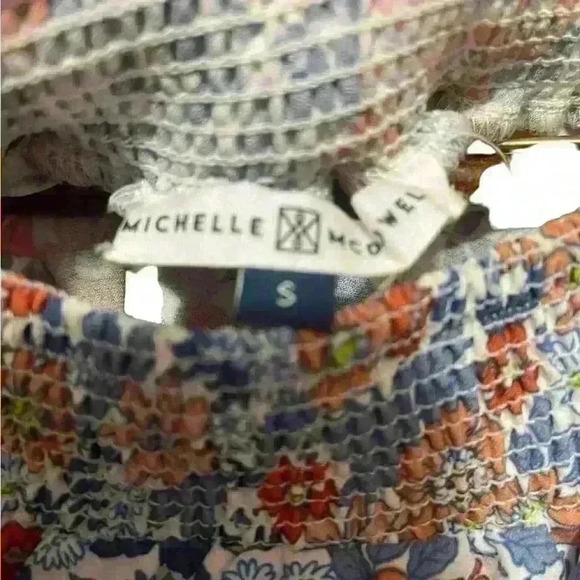 Michelle McDowell Women's Tyler Top Size Small Floral Print With Scoop Neck - Picture 3 of 3